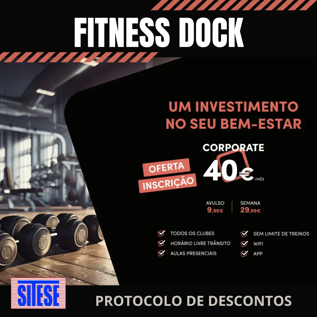 FITNESS DOCK – PROTOCOLO DE DESCONTOS
